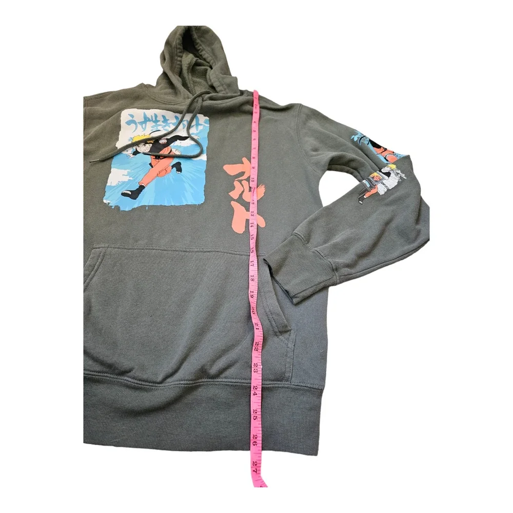 Shippuden Collection Small Long Sleeve Pullover Naruto Green Hoodie